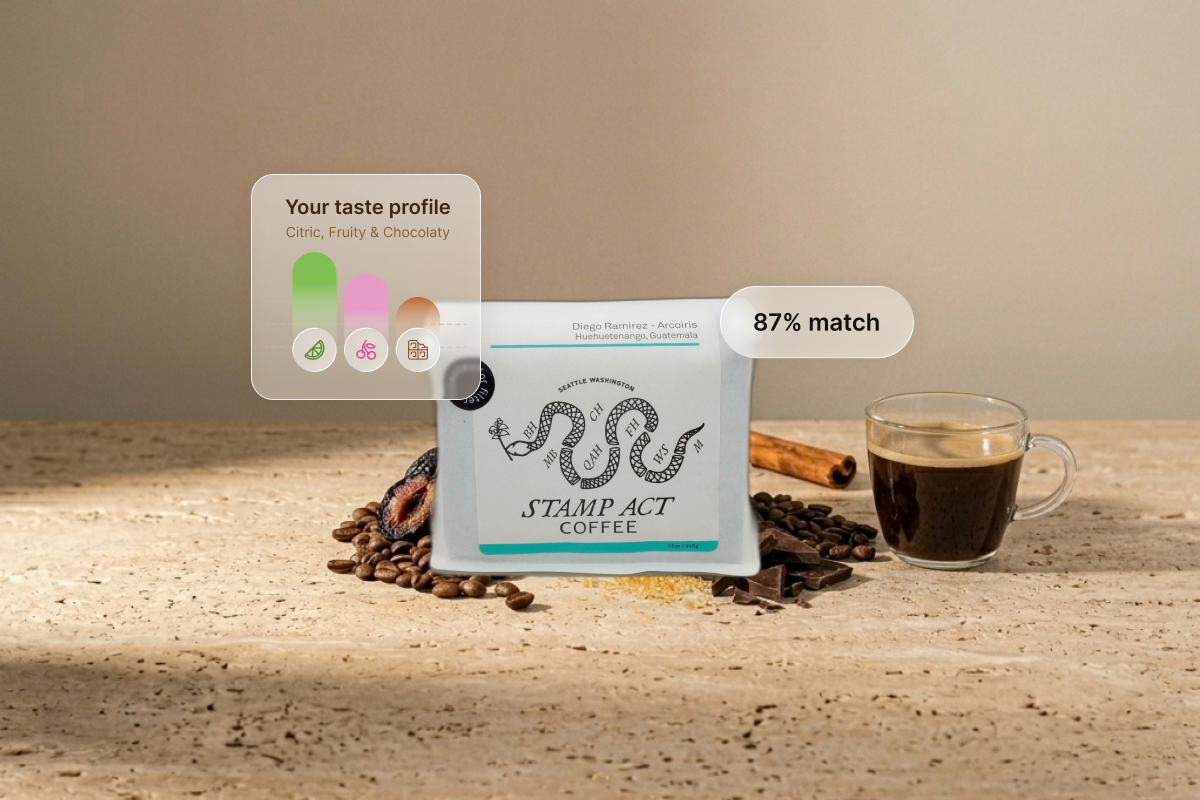 StampAct Coffee lifestyle